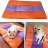 VOSAREA Warm Pet Fleece Pad Dog Blanket Cushion Bed Mat for Chihuahua Husky Multi-use Mat for Couch Car Travel Decorative