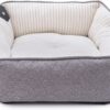 Grounding Pet Bed for Dogs and Cats, Grounded Rectangle Pet Bed with Conductive Silver Fiber. Medium Bed - 30'' x 20''. 15 ft Grounding Cord. May Help Lower Inflammation and Reduce Pain, Ease Anxiety.