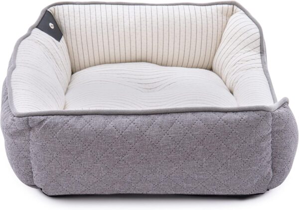 Grounding Pet Bed for Dogs and Cats, Grounded Rectangle Pet Bed with Conductive Silver Fiber. Medium Bed - 30'' x 20''. 15 ft Grounding Cord. May Help Lower Inflammation and Reduce Pain, Ease Anxiety.