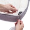Grounding Pet Bed for Dogs and Cats, Grounded Rectangle Pet Bed with Conductive Silver Fiber. Medium Bed - 30'' x 20''. 15 ft Grounding Cord. May Help Lower Inflammation and Reduce Pain, Ease Anxiety.