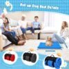 Outdoor Dog Bed, Foldable Waterproof Roll up Dog Bed, Portable Camping Travel Dogd Bedd, Non-Slip, Machine Washable Outdoor Pet Beds for Small, Medium and Large Dogs and Cat (Blue)