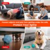 HONKID Under Couch Blocker 12 Pack, Under Bed Blocker Prevents Toys & Pets Under Furniture, Ideal for Living Room, Bedroom, Playroom (6.6" H x 14.5" L)