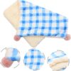 KESYOO Pet Sleeping Bed for Cats and Dogs Soft Warm Cushion for Winter Cozy Kitten Mat Lightweight Portable Dog Bed for Indoor Use