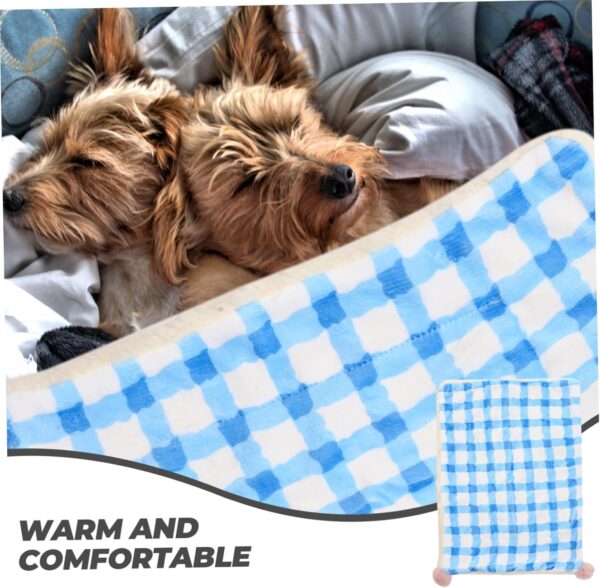 KESYOO Pet Sleeping Bed for Cats and Dogs Soft Warm Cushion for Winter Cozy Kitten Mat Lightweight Portable Dog Bed for Indoor Use