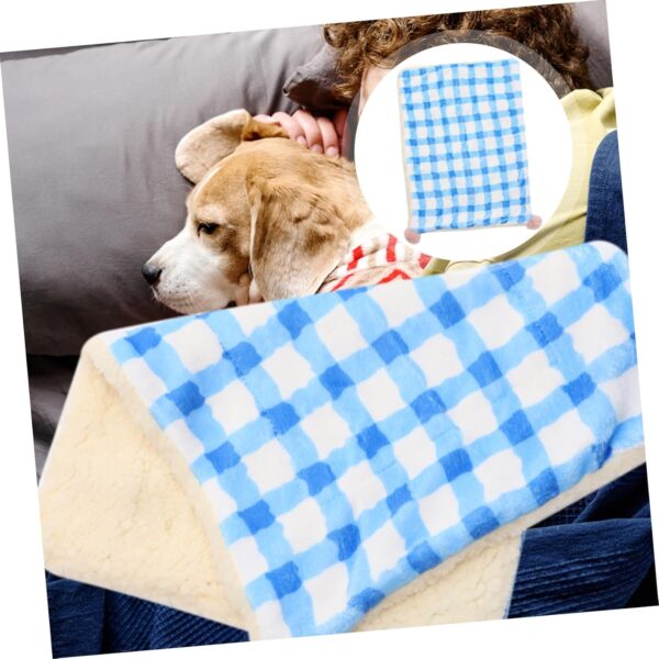 KESYOO Pet Sleeping Bed for Cats and Dogs Soft Warm Cushion for Winter Cozy Kitten Mat Lightweight Portable Dog Bed for Indoor Use