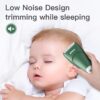 Baby Hair Clippers for Beginners - 13 Pieces Professional Baby Hair Cutting Kit, Silent Hair Clippers Autism with IPX7 Waterproof, Safe Ceramic Blades and LCD Display for Babies & Children & Adults