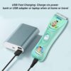 ENSSU Baby Hair Clippers, Lower Noise Haircut Trimmers for Children with Autism and Sensory Sensitivity, Babies Infant Kids Waterproof Hair Cutting Kits
