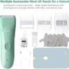 Baby Hair Clippers - Ultra Quiet Electric Hair Trimmer, Cordless Rechargeable Waterproof Haircut Kit for Kids Infants & Adult.