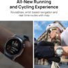 HUAWEI Watch GT 5 46mm Smartwatch, up to 14 Days Battery Life, All New Running and Cycling Sports Smart Watch, Sharp Edged Design, Health Tracking, Compatible with iOS and Android, Blue