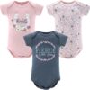 The Peanutshell Baby Layette Gift Set for Girls - 16 Piece New Born Girl Gift Set, Baby Clothes, 0-9 Months - Prairie Floral