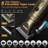 Ufree Beard Trimmer, Hair Clippers Mens Shaver Electric Razor, Hair Trimmer for Men Cordless Barber Clippers and Trimmers Set, Hair Cutting Kit for Men Grooming Gifts