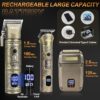 Ufree Beard Trimmer, Hair Clippers Mens Shaver Electric Razor, Hair Trimmer for Men Cordless Barber Clippers and Trimmers Set, Hair Cutting Kit for Men Grooming Gifts