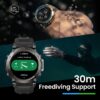Amazfit T-Rex Ultra Tactical Smart Watch for Men 47mm, Military-Grade Sports Watch, Dual-Band GPS, 20-Day Battery, Android & iPhone, Black
