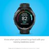 Garmin Forerunner® 965 Running Smartwatch, Colorful AMOLED Display, Training Metrics and Recovery Insights, Black and Powder Gray, 010-02809-00