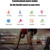 Smartwatch Fitness Tracker with Heart Rate Sleep Stress SpO2 Monitor 1.7" Color Touch Screen Waterproof IP67 Activity Trackers Watch Pedometer Stopwatch for iPhone Android Phone Gray (White)