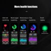 Smartwatch Fitness Tracker with Heart Rate Sleep Stress SpO2 Monitor 1.7" Color Touch Screen Waterproof IP67 Activity Trackers Watch Pedometer Stopwatch for iPhone Android Phone Gray (White)