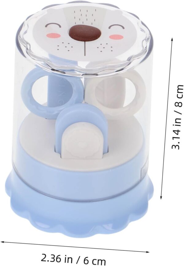 Baby Nail Trimmer Set Ergonomic Clipper File Tweezers Essential Kit for Newborn Nail Care