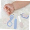 Baby Nail Trimmer Set Ergonomic Clipper File Tweezers Essential Kit for Newborn Nail Care
