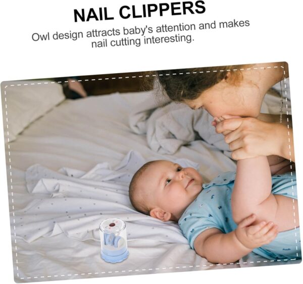 Baby Nail Trimmer Set Ergonomic Clipper File Tweezers Essential Kit for Newborn Nail Care