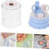 Baby Nail Trimmer Set Ergonomic Clipper File Tweezers Essential Kit for Newborn Nail Care