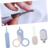 Baby Nail Trimmer Set Ergonomic Clipper File Tweezers Essential Kit for Newborn Nail Care
