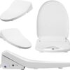 Bio Bidet BB1200 Smart Bidet Toilet App-Enabled iOS & Android Warm Water with Air Dryer, Heated Seat with Slow Close Lid, Remote Control, Elongated, White