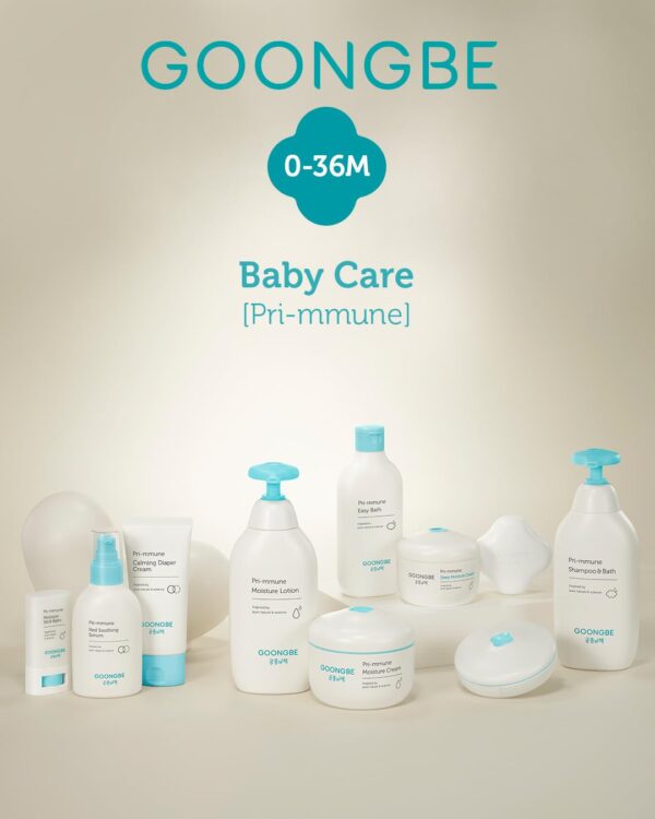 Baby Skin Care Gift Set - Korean Baby Skincare & Bath Time Essentials - Shampoo & Bath, Moisutre Lotion, Cream - Hydrating & Nourishing, 4 Items