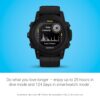 Garmin Descent™ G1 Solar, Rugged Dive Computer with Solar Charging Capabilities, Multiple Dive Modes, Activity Tracking, Black