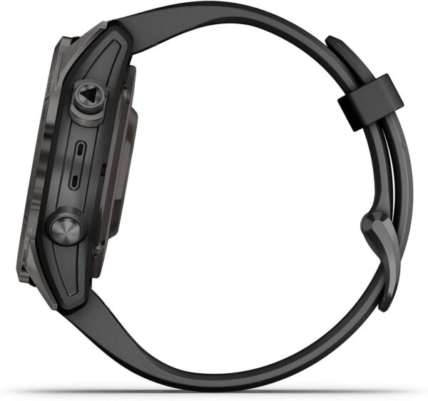 PlayBetter Garmin epix Pro (Gen 2) Sapphire (Carbon Gray DLC/Black, 42mm) GPS Outdoor Watch Gift Box Bundle - AMOLED Display & Built-in Flashlight - Includes Screen Protectors, Wall Adapter & Case