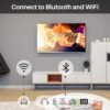 SYLVOX Smart RV TV, 32 inch TVs with DVD Player Built-in, 12 Volt for RV Camper 1080P FHD, Android Smart Free Download APPs, Support WiFi Bluetooth, 2 HDMI & 2 USB, AC/DC Powered, Frameless Design