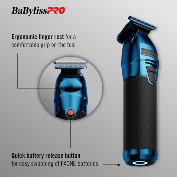 BaBylissPRO FXONE Professional Cordless Outlining Trimmers for Men with Interchangeable Battery