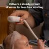 Frida Baby Control The Flow Bathtub Sprayer Attachment for Baby Bathtub, Baby Bath Shower Head with Scalp Massager, Control Waterflow with 2 Pressure Modes