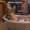 Frida Baby Control The Flow Bathtub Sprayer Attachment for Baby Bathtub, Baby Bath Shower Head with Scalp Massager, Control Waterflow with 2 Pressure Modes