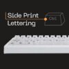 Higround Summit 2.0 SNOWSTONE 65% Mechanical USB Wired Gaming Keyboard, Dreamland Linear Switches, Programable RGB, Hot-Swappable, Deep Thock Creamy Sounding PC Keyboard