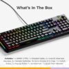 Glorious Gaming - GMMK 3 PRO: Custom Mechanical Keyboard, Full Size 100% Keyboard, Modular Aluminum Body & Gasket System, Hotswappable MX Switches, Sound Dampening Foam, Custom Keycaps, ANSI (Black)