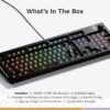 Glorious Gaming - GMMK 3 PRO Barebones Custom Keyboard Kit w/Knob, Custom Modular Aluminum Body & Gasket System, Hotswappable 100% Keyboard, Sound Dampening Foam, Aluminum Switch Plate ANSI (Black)