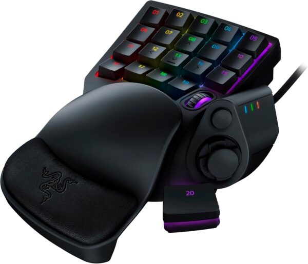 Razer Tartarus Pro - Gaming-Keypad - Gamepad with Analogue-Optical Buttons and Rapid-Trigger Mode (32 programmable Buttons, Customisable Trigger Point, 8 Profiles, Adjustable Actuation) Black