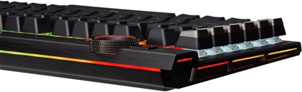 CORSAIR K100 RGB Mechanical Gaming Keyboard - CHERRY MX SPEED RGB Silver Keyswitches - PBT Double-Shot Keycaps - Elgato Stream Deck and iCUE Compatible - QWERTY NA Layout - Black