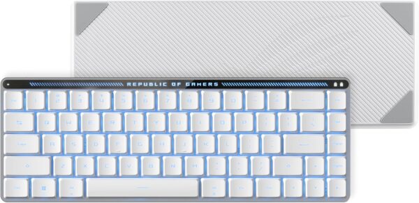 ASUS ROG Falchion RX Low Profile 65% Wireless Gaming Keyboard and ROG Gladius III Wireless Gaming Mouse with 36000 DPI