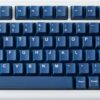 Freebird75 Aluminum Mechanical Keyboard, 75% Layout, Wired USB, 82 Keys with Lubricated Linear Switches for Office, Gaming, Mac & Windows PC (White Case with Navy Keycaps)