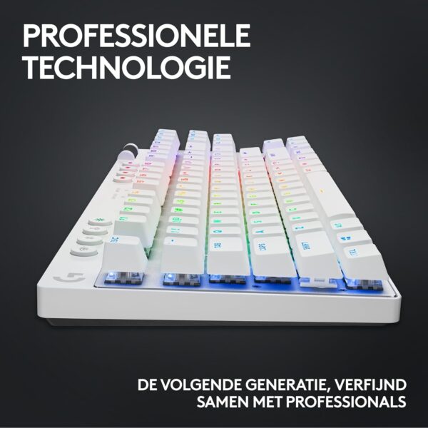 Logitech G PRO X TKL LIGHTSPEED - Wireless Gaming Keyboard - White - US INT'L - TACTILE