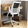 VOSAREA Convenient Gaming Chair Adjustable Height Lifting Office Chair Comfortable Mesh Fabric Smooth Rolling Casters for Home School