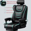 Ergonomic Executive Gaming Office Chair High Back Design with Footrest Lumbar Support Task Chair for Work and Gaming(Pink)