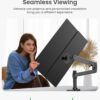Portable Monitor 24.5” 165HZ, 2K Portable Gaming Monitor with FreeSync, HDR, 180°Adjustable Kickstand & VESA, 350Nits QHD IPS Large Travel Gaming Second Screen for Laptop, Switch