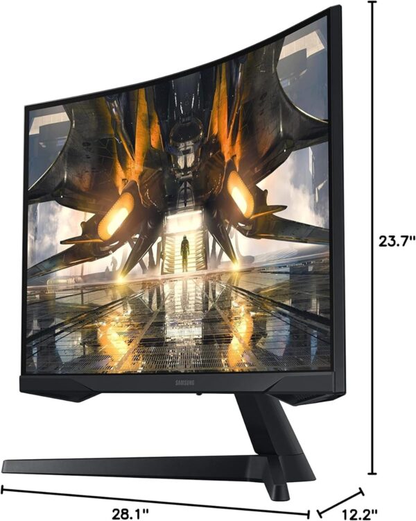 SAMSUNG Odyssey G50A Series 32-Inch WQHD (2560x1440) Gaming Monitor, 165Hz, 1ms, IPS Panel, G-Sync, HDR10 (1 Billion Colors), Ultrawide Game View (LS32AG500PNXZA)