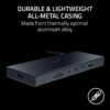 Razer USB 4 Dock: 14 Ports (Type C, Type A, HDMI, DP, Ethernet, SD, 3.5mm) - Dual Monitor Up to 4K 120 Hz - Laptop & Phone Fast Charge - Durable Lightweight Casing - Windows & Mac Compatible - Black