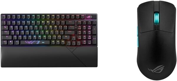 ASUS ROG Strix Scope II 96 Wireless Gaming Keyboard & ROG Harpe Gaming Wireless Mouse