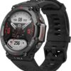 Amazfit T-Rex 2 Rugged Smart Watch 47mm, Military Certified, Dual-band GPS, 24-Day Battery Life, Ultra-low Temperature Operation, AI Fitness Coach, 150+ Sports Modes, for Android iPhone(Black)