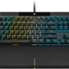 CORSAIR K100 RGB Mechanical Gaming Keyboard - CHERRY MX SPEED RGB Silver Keyswitches - PBT Double-Shot Keycaps - Elgato Stream Deck and iCUE Compatible - QWERTY NA Layout - Black