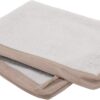 Furhaven Replacement Pet Bed Cover - Classic Cushion Sherpa and Suede Washable Dog Bed Mat Cover, Clay, Large